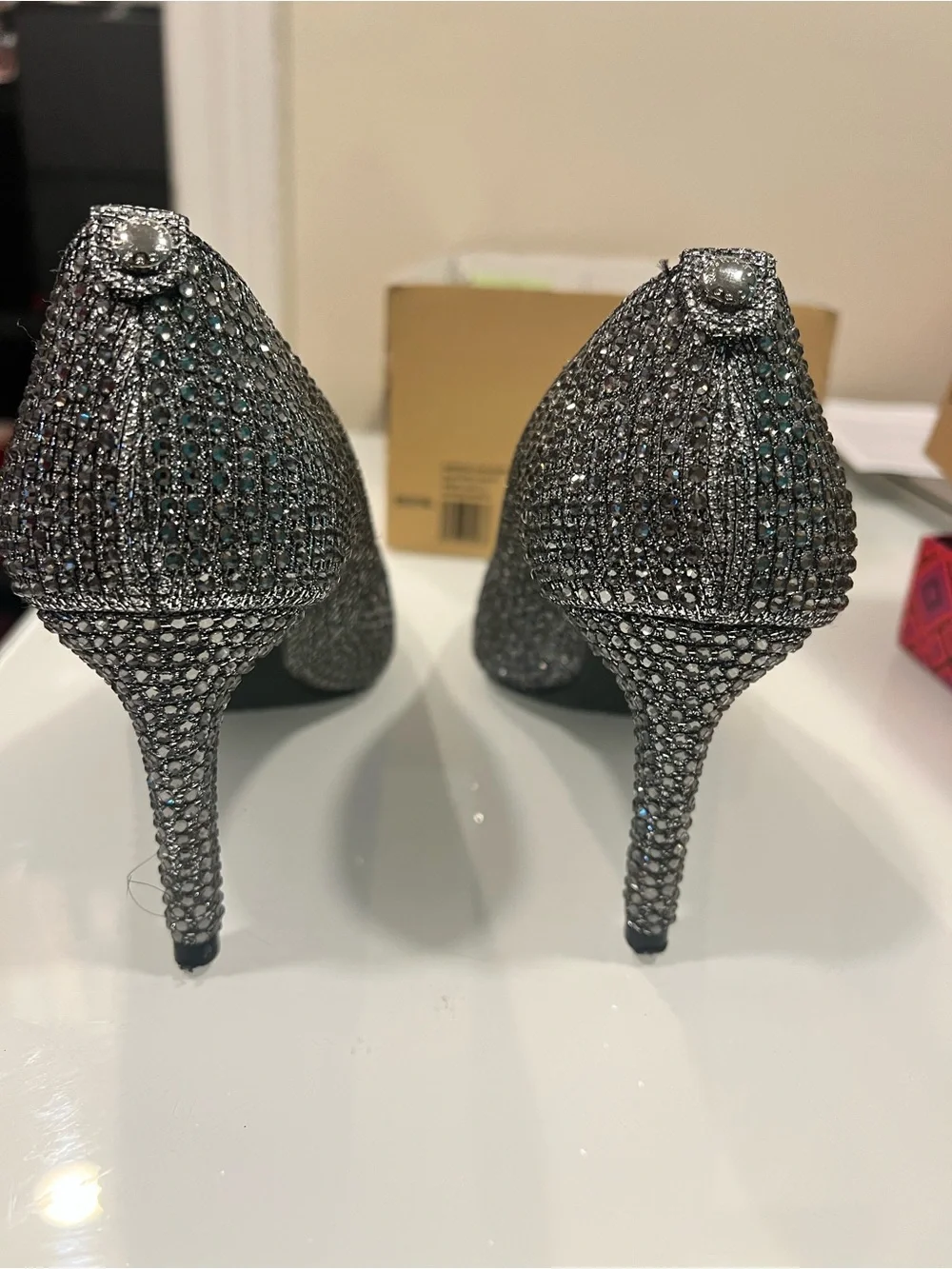 Michael Kors Black and Silver Women's Pump